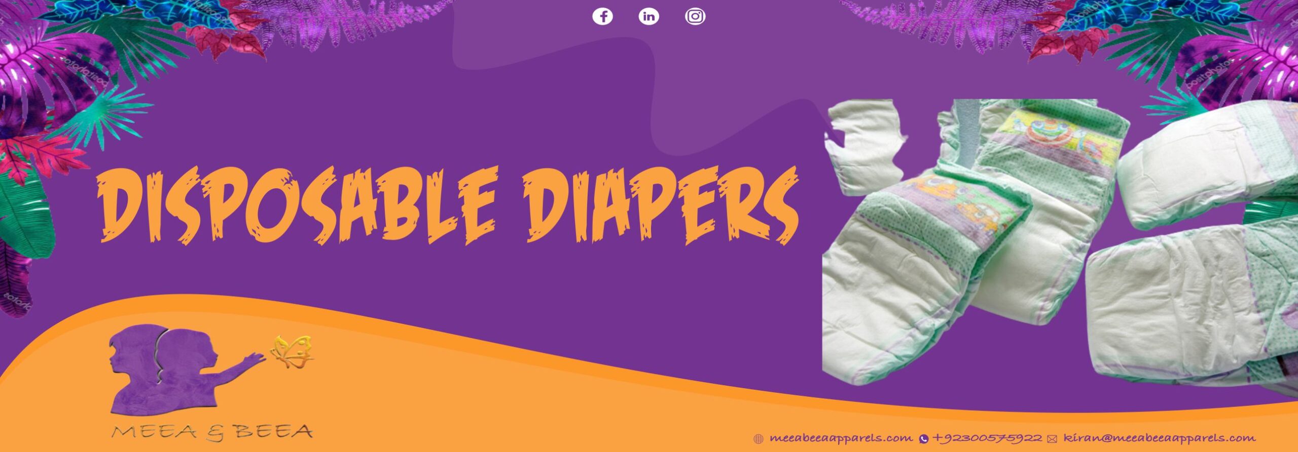 Disposable diapers