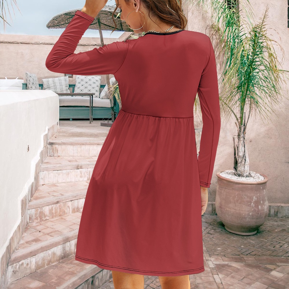 deep neckline dress for ladies at Meea and Beea Apparels