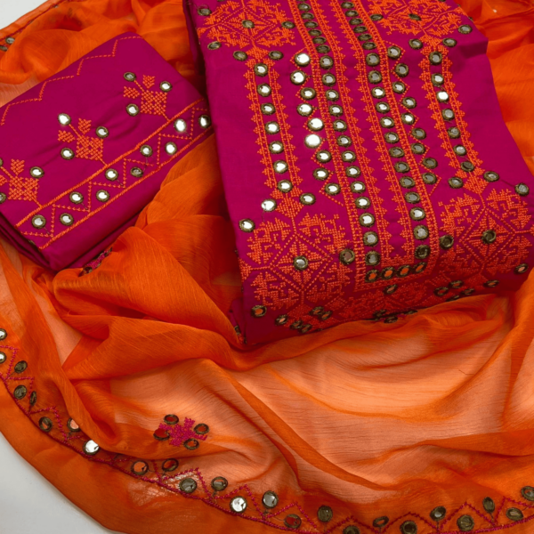 Women 3 Pc Cotton Embroidery Designs Dress Online Pakistan