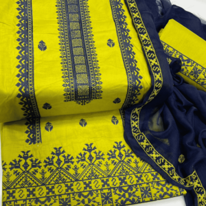 Ladies lawn Suits in Pakistan - 3 Pc unstitched Cotton Shirt