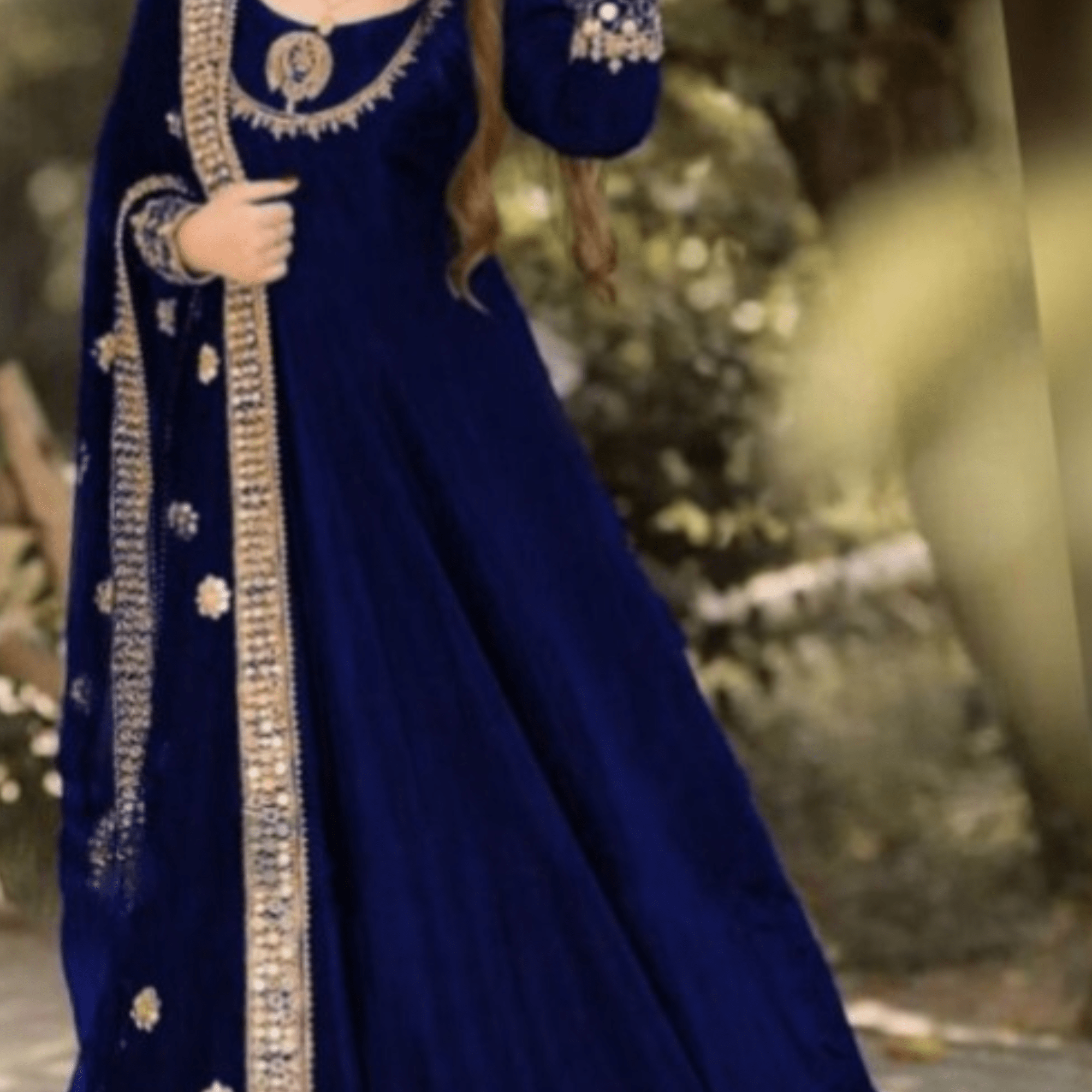 Western Dress for Party With Mirror Work online in Pakistan